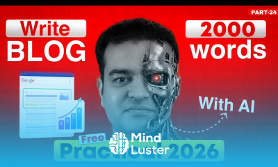 How to Write a Blog Post Using ChatGPT AI 2000 Words Blog in 10 Minutes aiblogging blogpost