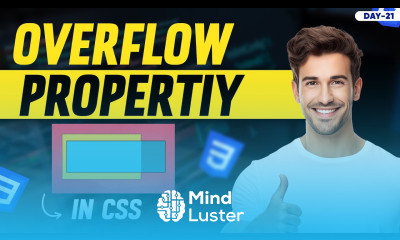 CSS Overflow Property Explained visible hidden scroll auto Complete CSS Course – Day 21 css