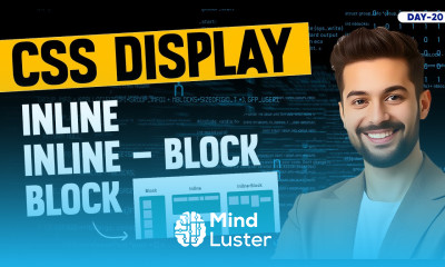 CSS Display Property Explained inline inline block block Complete CSS Course – Day 20 css