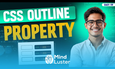 CSS Outline Property Difference Between Border Outline Complete CSS Course – Day 19 css