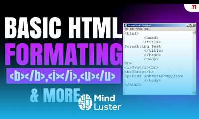 HTML Basic Formatting Tags Explained Formatting Tags in HTML with Examples HTML Text Tags html