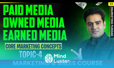 What is Paid Media Owned Media and Earned Media Marketing and Sales Course in Hindi