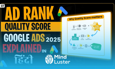 What is AD Rank and Quality Score in Google Ads and How It Works Full Tutorial in Hindi 2025