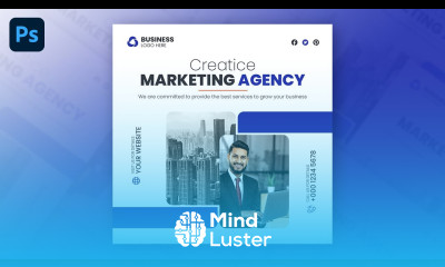 Digital Marketing Social Media Post Design in Adobe Photoshop