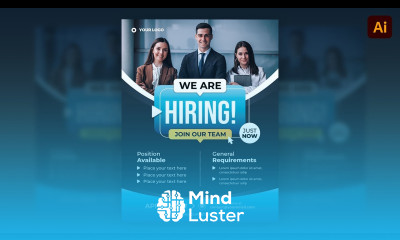 Hiring Poster Design Tutorial in Adobe Illustrator