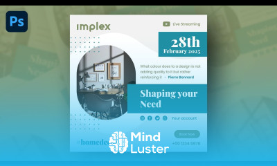 Social Media Post For Interior Design Adobe Photoshop