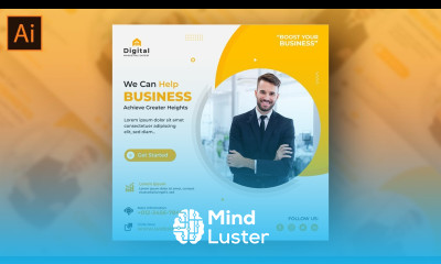 Social Media Post Design in Illustrator