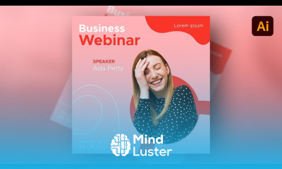 Webinar Instagram Post Design in Adobe Illustrator
