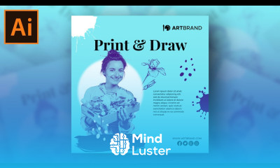 Instagram Post Design in Adobe Illustrator