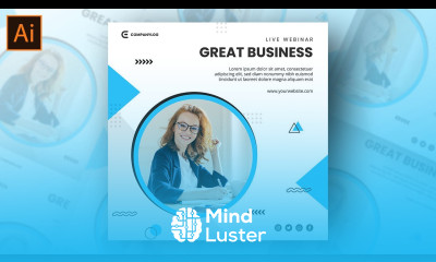 Business Instagram Post Design In Adobe Illustrator