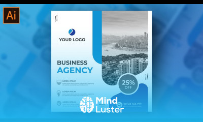 Digital Agency Social Media Post In Adobe Illustrator