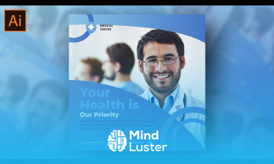 Flat Design of Medical Instagram Post