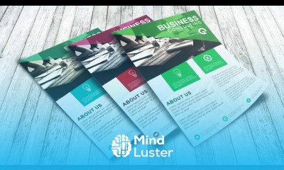 Photoshop tutorial Business consulting flyer template