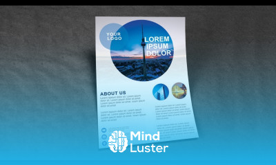 Photoshop tutorial Architecture flyer template