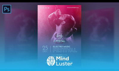 Electro Music Festival Poster Design In Adobe Photoshop