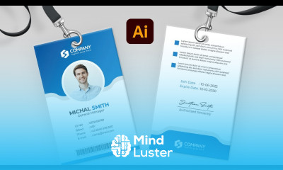 ID Card Design in Adobe Illustrator