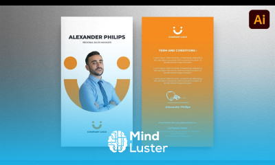 ID Card Design in Adobe Illustrator