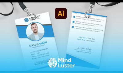 ID Card Design Tutorial in Adobe Illustrator