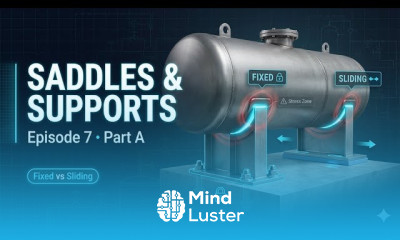 Pressure Vessel Supports Saddles Fixed vs Sliding ASME VIII Div 1 Episode 7 Part A