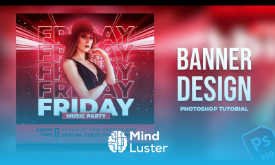 Photoshop Social Media Banner Design Banner design in Photoshop