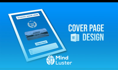 Cover Page Design in MS Word How to make School or college Assignment Cover Page in Microsoft Word