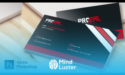 Photoshop Tutorials How to design Professional Name Card IN Photoshop