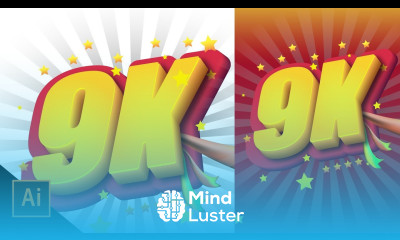 Ai Tutorails How to design a logo professional 3D Logo 9K Graphic logo