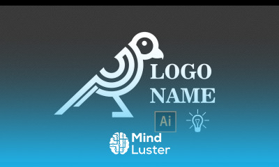 Adobe illustrator tutorial using stokes for create Bird Logo 2017