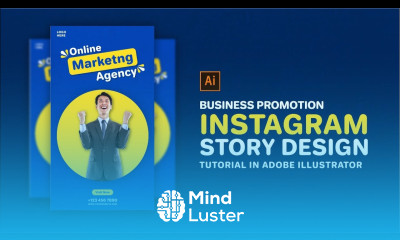 Business Promotion Instagram Story Design Adobe Illustrator Tutorial Speed Art Grafix Mentor