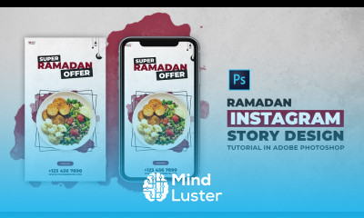 How to Design Ramadan Special Instagram Story Adobe Photoshop Tutorial Speed Art Grafix Mentor