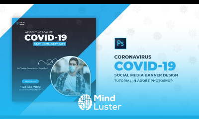 How to Design Coronavirus Social Media Banner Adobe Photoshop Tutorial Speed Art Grafix Mentor
