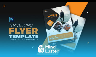 How to Create a Travel Flyer Template Design Adobe Photoshop Tutorial Speed Art Grafix Mentor