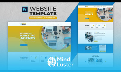 How to Design a Business Website Template Adobe Photoshop Tutorial Speed Art Grafix Mentor