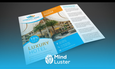 Hotel Brochure Design in Adobe Illustrator