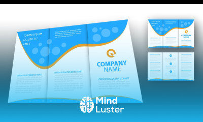 Illustrator tutorial Brochure design template