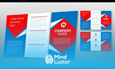 Illustrator tutorial Tri fold brochure design template