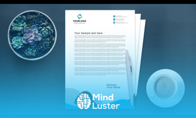 Illustrator Tutorial Company Letterhead Template