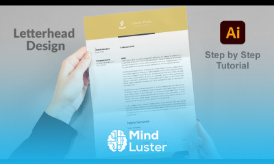 Modern Business Letterhead Design in Adobe Illustrator