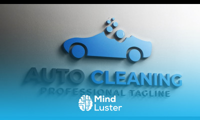 Car Cleaning Logo Design in Adobe Illustrator