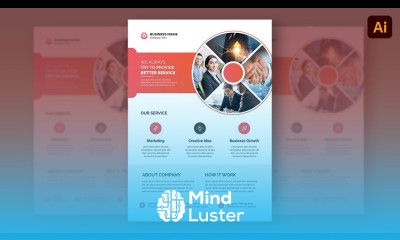 Business Flyer Design in Adobe Illustrator