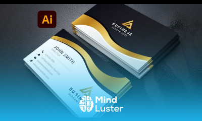 Luxury Business Card Design in Adobe Illustrator