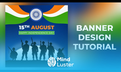 15th August Independence Day Banner Design in PowerPoint Banner Editing PowerPoint Tutorial