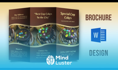 A4 Brochure Design in Microsoft Word Brochure Design Tutorial MS Word