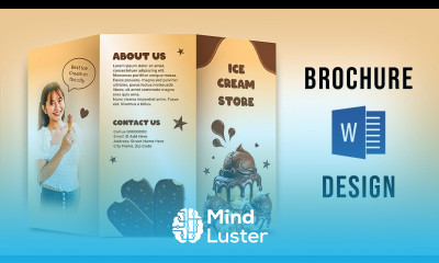 How to make a Brochure in MS Word Brochure design ideas Microsoft word tutorial