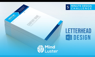 MS Word Letterhead Design Tutorial