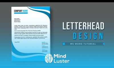 Letterhead Design in Microsoft Word Letterhead Design in MS Word Letterhead format