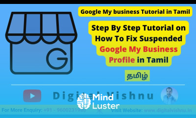 GMB Tutorial in Tamil How To Fix Suspended Google My Business Page Tamil Reinstatement Request