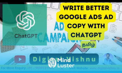 ChatGPT Tutorial in Tamil ChatGPT With Google Ads Google Ads Ad Copy Write with ChatGPT