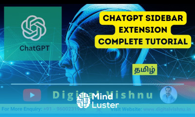 ChatGPT Tutorial in Tamil Chat GPT Sidebar Extension