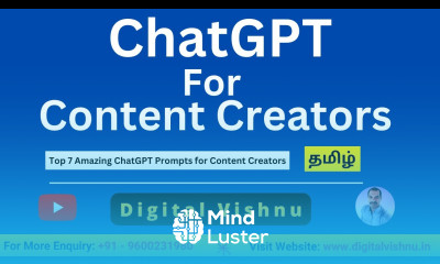 ChatGPT for Content Creators Top 7 Amazing ChatGPT Prompts for Content Creators in Tamil